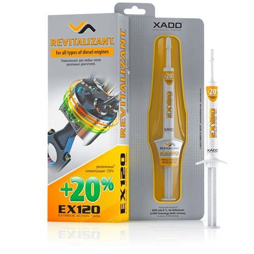 Ревіталізант для дизельних двигунів XADO EX120 8мл